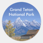 Grand Teton National Park Series 5 Round Stickers