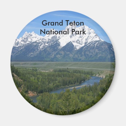 Grand Teton National Park Series 8 Fridge Magnet