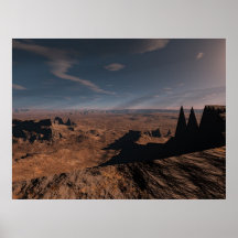 Grand View Canyon - Cliff Top Poster