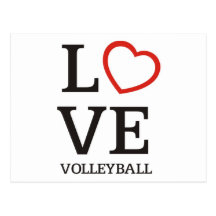 Grand volleyball d'AMOUR Cartes Postales