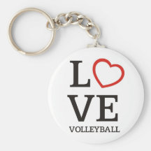 Grand volleyball d'AMOUR Porte-clef