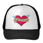 Grandad - Custom Heart Tattoo T-shirts & Gifts Mesh Hats