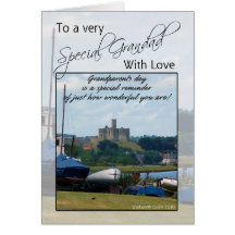 Grandad, Grandparents Day Card - Warkworth Castle