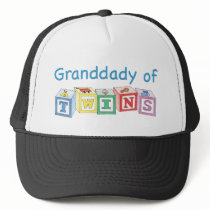Granddady of Twins Blocks Mesh Hats