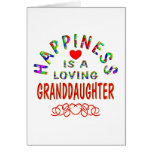 Granddaughter Happiness Greeting Cards