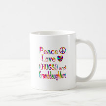 Granddaughter Hugs Coffee Mugs
