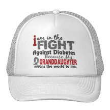 Granddaughter Means World To Me Diabetes Mesh Hats