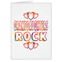 Granddaughters Rock Greeting Cards
