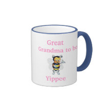 Grande grand-maman à être hourra tasse