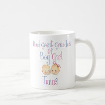 Grande grand-maman fière des jumelles de fille de  mugs