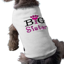 Grande soeur - T-shirt de chien Tee-shirt Pour Animal Domestique
