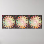 Grandes décorations 3 de tournesol affiches