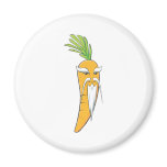 Grandfather Carrot Vegetable magnets