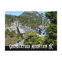 Grandfather Mountain NC Postcard