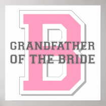 Grandfather of the Bride Cheer Poster