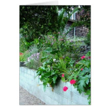 grandfather's garden III Greeting Card