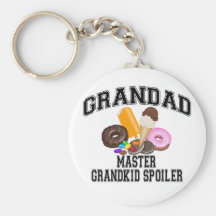 Grandkid Spoiler Grandad Keychain