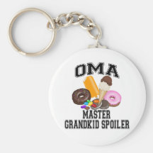 Grandkid Spoiler Oma Keychains