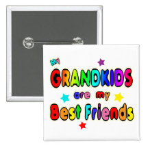 Grandkids Best Friends Button