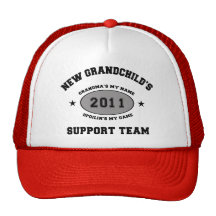 Grandkids Support Team Grandma Mesh Hat