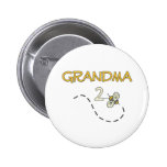 Grandma 2 Bee Pinback Buttons