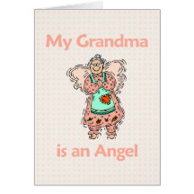 Grandma Angel Greeting Card