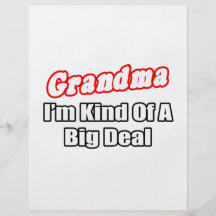 Grandma...Big Deal Full Colour Flyer