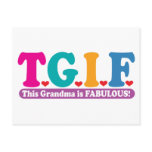 Grandma Fabulous Postcard