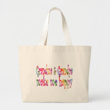 Grandma & Grandpa Canvas Bags