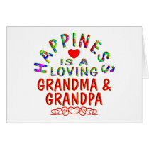 Grandma & Grandpa Happiness Cards