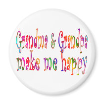 Grandma & Grandpa Magnets