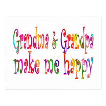 Grandma & Grandpa Postcards