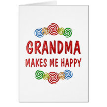 Grandma Happiness Greeting Cards