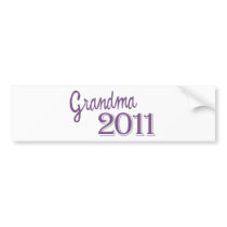 Grandma in 2011 bumper stickers