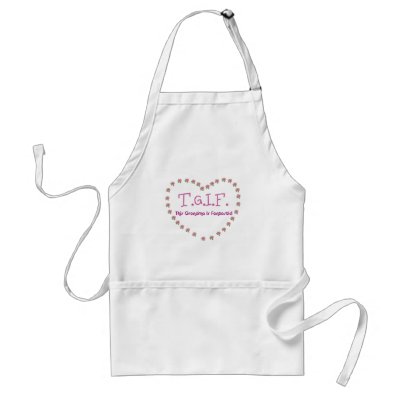 Grandma is Fantastic Heart Aprons by dlcarpenter