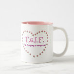 Grandma is Fantastic Heart Coffee Mug