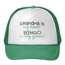 Grandma Is My Name Bingo Is My Game Hat