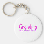 Grandma (it's about time) key chain