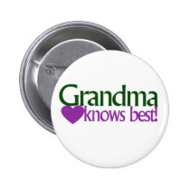 Grandma knows best buttons