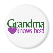 Grandma knows best magnets