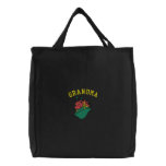 Grandma Ladybug Embroidered Bag