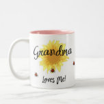 Grandma Loves Me Coffee Mugs
