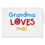 Grandma Loves Me T-shirts and Gifts Cards