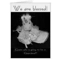 Grandma new baby we are blessed cards