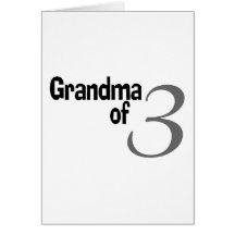 Grandma Of 3 Cards