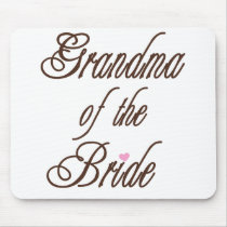 Grandma of Bride Classy Browns Mouse Pads
