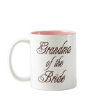 Grandma of Bride Classy Browns Coffee Mugs