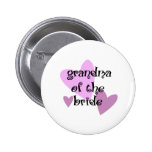 Grandma of the Bride Buttons