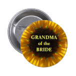 Grandma Of The Bride Pinback Button