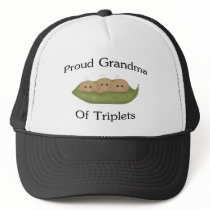 Grandma Of Triplets Hats